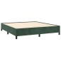 vidaXL Bettgestell Dunkelgrün 160x200 cm Samt vidaXL Bettgestell Dunkelgrün 160x200 cm Samt