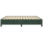 vidaXL Bettgestell Dunkelgrün 160x200 cm Samt vidaXL Bettgestell Dunkelgrün 160x200 cm Samt