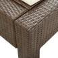 vidaXL 2-Personen-Sonnenliege mit Auflage Braun Poly Rattan vidaXL 2-Personen-Sonnenliege mit Auflage Braun Poly Rattan
