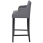 vidaXL Barhocker 2 Stk. Dunkelgrau Stoff vidaXL Barhocker 2 Stk. Dunkelgrau Stoff