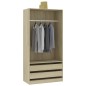 vidaXL Kleiderschrank Sonoma-Eiche 100x50x200 cm Holzwerkstoff vidaXL Kleiderschrank Sonoma-Eiche 100x50x200 cm Holzwerkstoff