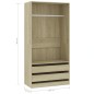 vidaXL Kleiderschrank Sonoma-Eiche 100x50x200 cm Holzwerkstoff vidaXL Kleiderschrank Sonoma-Eiche 100x50x200 cm Holzwerkstoff