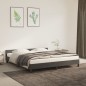 Bettgestell mit Kopfteil Dunkelgrau 160x200 cm Samt Bettgestell mit Kopfteil Dunkelgrau 160x200 cm Samt