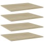 vidaXL Bücherregal-Bretter 4 Stk. Sonoma-Eiche 60x50x1,5 cm vidaXL Bücherregal-Bretter 4 Stk. Sonoma-Eiche 60x50x1,5 cm