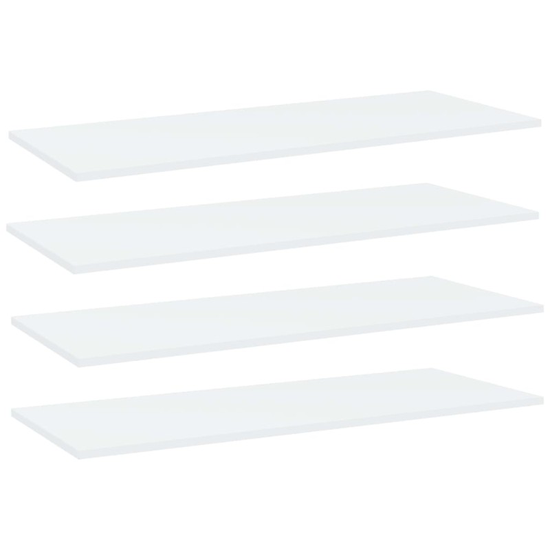 vidaXL Bücherregal-Bretter 4 Stk. Weiß 100x40x1,5 cm Holzwerkstoff vidaXL Bücherregal-Bretter 4 Stk. Weiß 100x40x1,5 cm Holzwerkstoff
