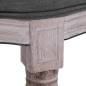 vidaXL Bank Leinen Massivholz 150x40x48 cm Dunkelgrau vidaXL Bank Leinen Massivholz 150x40x48 cm Dunkelgrau