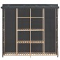 vidaXL Kleiderschrank Grau 173 x 40 x 170 cm Stoff vidaXL Kleiderschrank Grau 173 x 40 x 170 cm Stoff