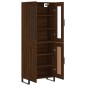 Highboard Braun Eichen-Optik 69,5x34x180 cm Holzwerkstoff Highboard Braun Eichen-Optik 69,5x34x180 cm Holzwerkstoff