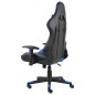 vidaXL Gaming-Stuhl Drehbar Blau PVC vidaXL Gaming-Stuhl Drehbar Blau PVC