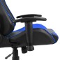 vidaXL Gaming-Stuhl Drehbar Blau PVC vidaXL Gaming-Stuhl Drehbar Blau PVC