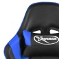 vidaXL Gaming-Stuhl Drehbar Blau PVC vidaXL Gaming-Stuhl Drehbar Blau PVC