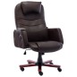 vidaXL Massage-Bürostuhl Braun Kunstleder vidaXL Massage-Bürostuhl Braun Kunstleder