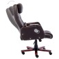 vidaXL Massage-Bürostuhl Braun Kunstleder vidaXL Massage-Bürostuhl Braun Kunstleder