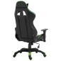 vidaXL Gaming-Stuhl Grün Kunstleder