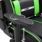 vidaXL Gaming-Stuhl Grün Kunstleder