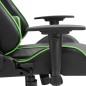 vidaXL Gaming-Stuhl Grün Kunstleder