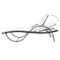 vidaXL Sonnenliege mit Auflage Poly Rattan Braun vidaXL Sonnenliege mit Auflage Poly Rattan Braun