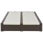 vidaXL Doppel-Sonnenliege Poly Rattan Braun vidaXL Doppel-Sonnenliege Poly Rattan Braun