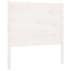 vidaXL Kopfteil Weiß 106x4x100 cm Massivholz Kiefer