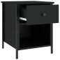 vidaXL Nachttische 2 Stk. Schwarz 40x42x50 cm Holzwerkstoff vidaXL Nachttische 2 Stk. Schwarz 40x42x50 cm Holzwerkstoff