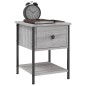 vidaXL Nachttisch Grau Sonoma 34x35,5x45 cm Holzwerkstoff vidaXL Nachttisch Grau Sonoma 34x35,5x45 cm Holzwerkstoff