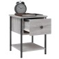 vidaXL Nachttisch Grau Sonoma 34x35,5x45 cm Holzwerkstoff vidaXL Nachttisch Grau Sonoma 34x35,5x45 cm Holzwerkstoff