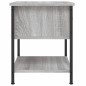 vidaXL Nachttisch Grau Sonoma 34x35,5x45 cm Holzwerkstoff vidaXL Nachttisch Grau Sonoma 34x35,5x45 cm Holzwerkstoff