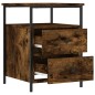 vidaXL Nachttisch Räuchereiche 44x45x60 cm Holzwerkstoff vidaXL Nachttisch Räuchereiche 44x45x60 cm Holzwerkstoff