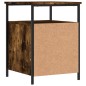 vidaXL Nachttisch Räuchereiche 44x45x60 cm Holzwerkstoff vidaXL Nachttisch Räuchereiche 44x45x60 cm Holzwerkstoff