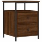 vidaXL Nachttisch Braun Eichen-Optik 44x45x60 cm Holzwerkstoff vidaXL Nachttisch Braun Eichen-Optik 44x45x60 cm Holzwerkstoff