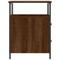 vidaXL Nachttisch Braun Eichen-Optik 44x45x60 cm Holzwerkstoff vidaXL Nachttisch Braun Eichen-Optik 44x45x60 cm Holzwerkstoff