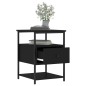 vidaXL Nachttische 2 Stk. Schwarz 40x42x56 cm Holzwerkstoff vidaXL Nachttische 2 Stk. Schwarz 40x42x56 cm Holzwerkstoff