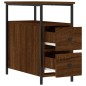 vidaXL Nachttische 2 Stk. Braun Eichen-Optik 30x60x60 cm Holzwerkstoff vidaXL Nachttische 2 Stk. Braun Eichen-Optik 30x60x60 cm Holzwerkstoff