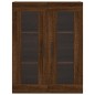Highboard Braun Eichen-Optik 69,5x34x180 cm Holzwerkstoff Highboard Braun Eichen-Optik 69,5x34x180 cm Holzwerkstoff