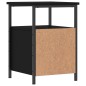vidaXL Nachttisch Schwarz 34x35,5x50 cm Holzwerkstoff vidaXL Nachttisch Schwarz 34x35,5x50 cm Holzwerkstoff