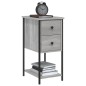vidaXL Nachttische 2 Stk. Grau Sonoma 32x42x70 cm Holzwerkstoff vidaXL Nachttische 2 Stk. Grau Sonoma 32x42x70 cm Holzwerkstoff