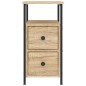 vidaXL Nachttische 2 Stk. Sonoma-Eiche 30x60x60 cm Holzwerkstoff vidaXL Nachttische 2 Stk. Sonoma-Eiche 30x60x60 cm Holzwerkstoff