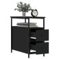 vidaXL Nachttische 2 Stk. Schwarz 30x60x60 cm Holzwerkstoff vidaXL Nachttische 2 Stk. Schwarz 30x60x60 cm Holzwerkstoff