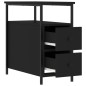 vidaXL Nachttische 2 Stk. Schwarz 30x60x60 cm Holzwerkstoff vidaXL Nachttische 2 Stk. Schwarz 30x60x60 cm Holzwerkstoff