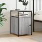 vidaXL Nachttisch Grau Sonoma 40x42x60 cm Holzwerkstoff vidaXL Nachttisch Grau Sonoma 40x42x60 cm Holzwerkstoff