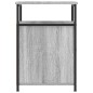 vidaXL Nachttisch Grau Sonoma 40x42x60 cm Holzwerkstoff vidaXL Nachttisch Grau Sonoma 40x42x60 cm Holzwerkstoff