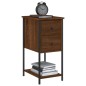 vidaXL Nachttische 2 Stk. Braun Eichen-Optik 32x42x70 cm Holzwerkstoff vidaXL Nachttische 2 Stk. Braun Eichen-Optik 32x42x70 cm Holzwerkstoff