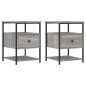 vidaXL Nachttische 2 Stk. Grau Sonoma 40x42x56 cm Holzwerkstoff vidaXL Nachttische 2 Stk. Grau Sonoma 40x42x56 cm Holzwerkstoff