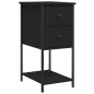 vidaXL Nachttisch Schwarz 32x42x70 cm Holzwerkstoff vidaXL Nachttisch Schwarz 32x42x70 cm Holzwerkstoff