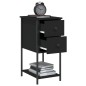 vidaXL Nachttisch Schwarz 32x42x70 cm Holzwerkstoff vidaXL Nachttisch Schwarz 32x42x70 cm Holzwerkstoff