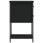 vidaXL Nachttisch Schwarz 32x42x70 cm Holzwerkstoff vidaXL Nachttisch Schwarz 32x42x70 cm Holzwerkstoff