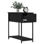 vidaXL Nachttisch Schwarz 30x60x60 cm Holzwerkstoff vidaXL Nachttisch Schwarz 30x60x60 cm Holzwerkstoff