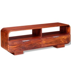 vidaXL TV-Schrank Massivholz 116 x 30 x 40 cm