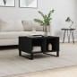 vidaXL Couchtisch Schwarz 60x50x36,5 cm Holzwerkstoff vidaXL Couchtisch Schwarz 60x50x36,5 cm Holzwerkstoff
