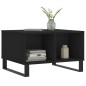 vidaXL Couchtisch Schwarz 60x50x36,5 cm Holzwerkstoff vidaXL Couchtisch Schwarz 60x50x36,5 cm Holzwerkstoff